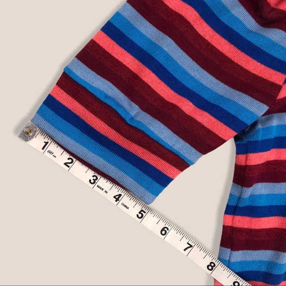 NWT-J.Crew Super Cozy Puff Sleeve Stripe Shirt XS - Picture 8 of 13